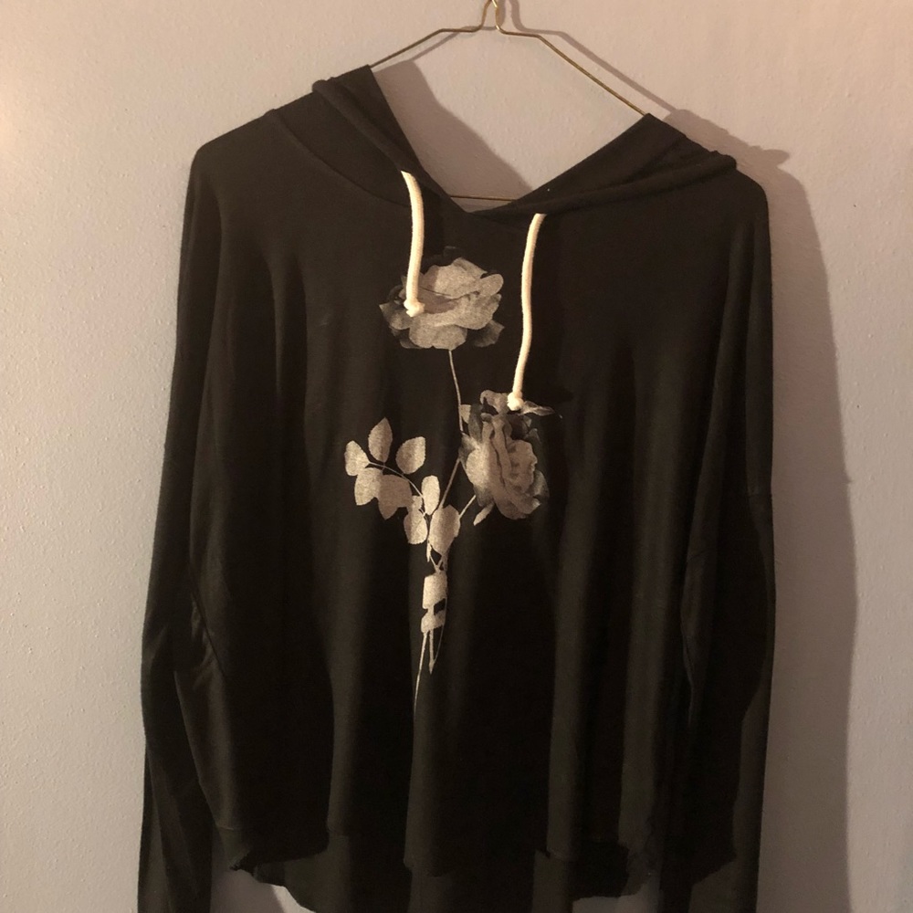 Long Sleeve Hooded Shirt